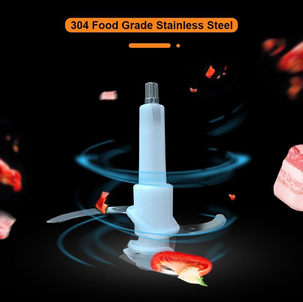 BioloMix 2 Speeds 500W Stainless Steel 2L Capacity Electric Chopper Meat Grinder Mincer Food Processor Slicer | Fugo Best
