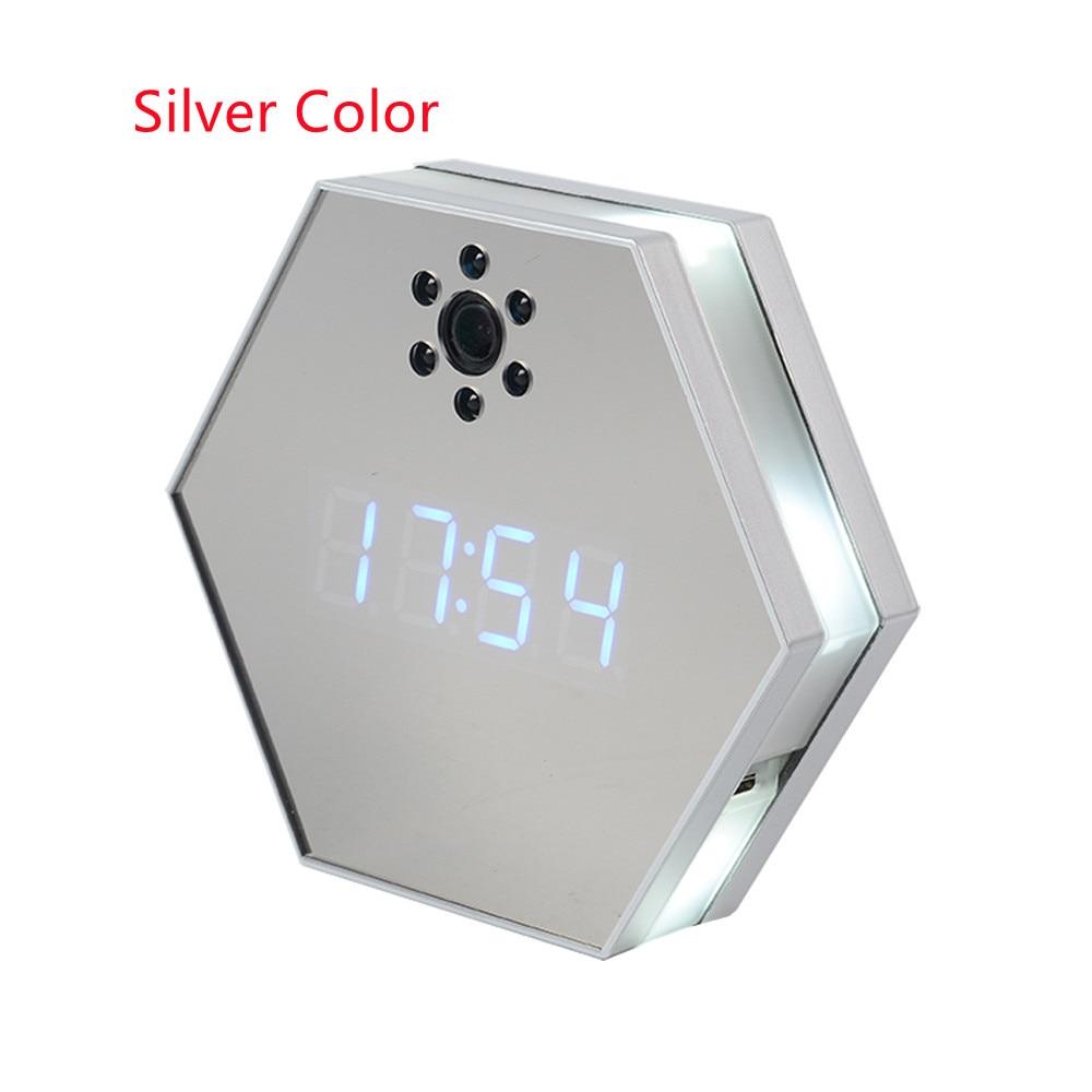 Wall-Mount Digital Clock Camera 1080P Night Light Wireless Monitor Home Secret Invisible Small Cam Hidden TF Security Protect | Fugo Best