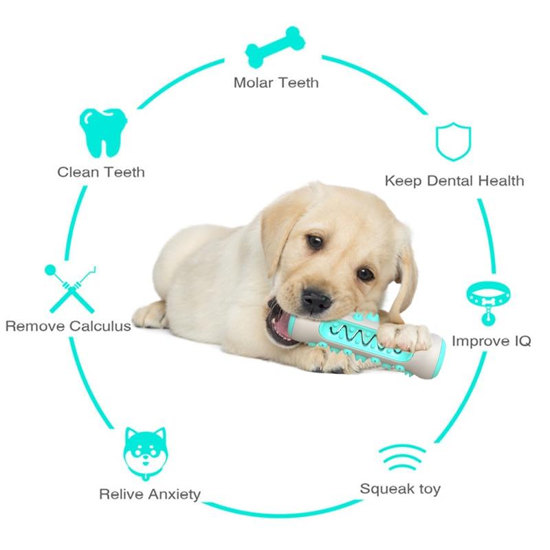 Dog Molar Toothbrush Toys Chew Cleaning Teeth Safe Puppy Dental Care Soft Pet Cleaning Toy Supplies | Fugo Best
