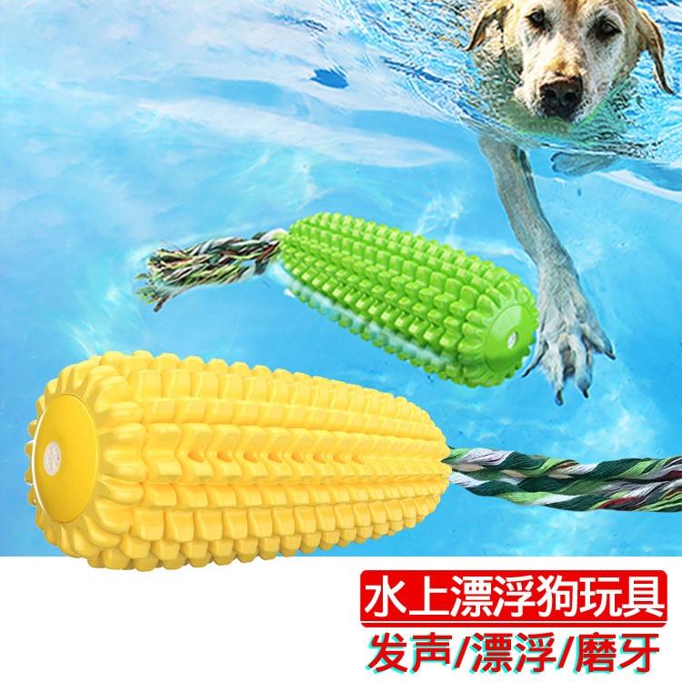 Corn Dog Chew Toy TPR Bite Resistance Simulated Sounding Molar Sticks Nylon Knot Pet Products Dog Accessories 2022 FREE SHIPPING | Fugo Best