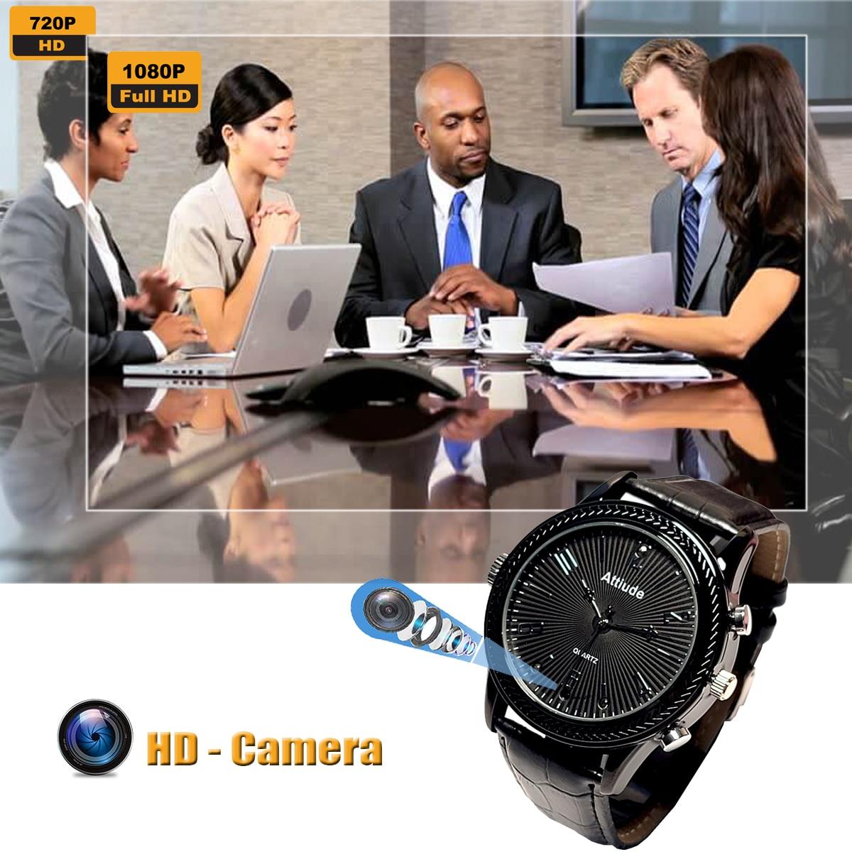FULL HD 1080P Invisible Secret Mini Camera Small Cam Sports Lens DV Mens Watch Camera Recorder Portable Surveillance Mini Cam | Fugo Best