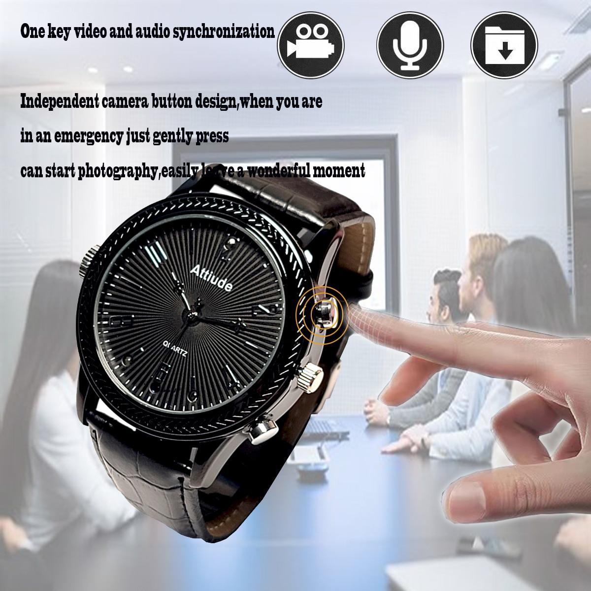 FULL HD 1080P Invisible Secret Mini Camera Small Cam Sports Lens DV Mens Watch Camera Recorder Portable Surveillance Mini Cam | Fugo Best