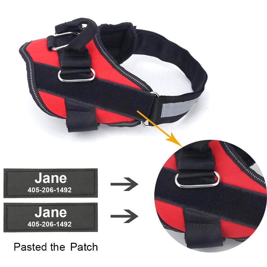 Dog Harness NO PULL Reflective Breathable Adjustable Pet Harness For Dog Vest ID Custom Patch Outdoor Walking Dog Supplies | Fugo Best