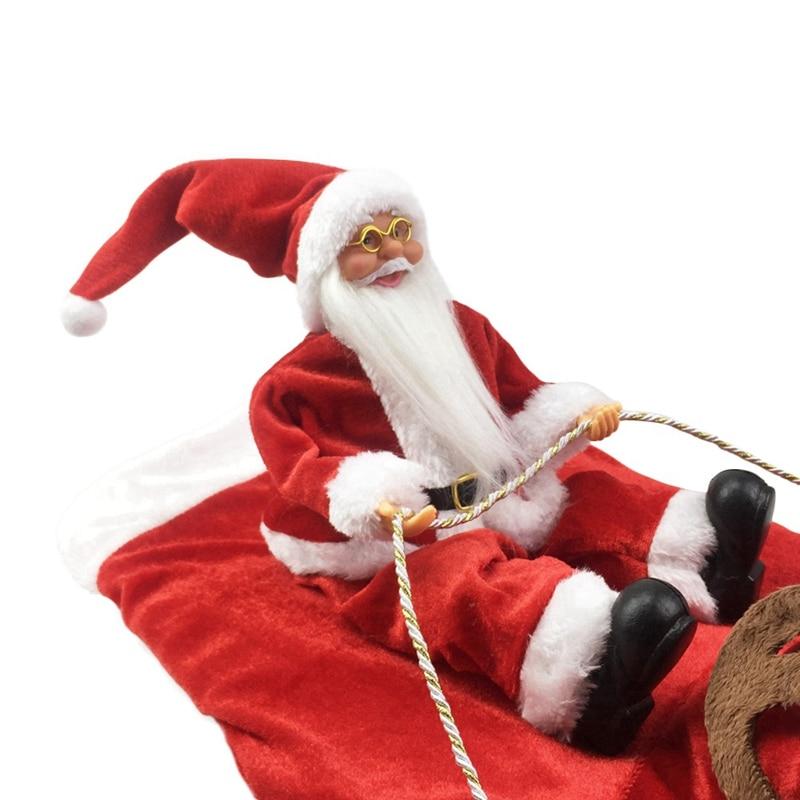 Fun Pet Dog Christmas clothes Santa Claus riding a deer Jacket Coat Pets Christmas Dog Apparel Costumes for Big Dog Small Dog | Fugo Best