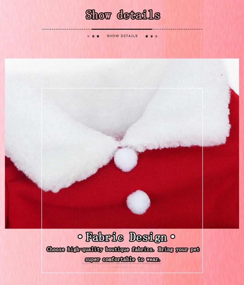 New Fashion Xmas Clothing for Pet Clothes Funny Coat for Dog Christmas Clothes Chihuahua Santa Claus Standing Costume for Cat | Fugo Best