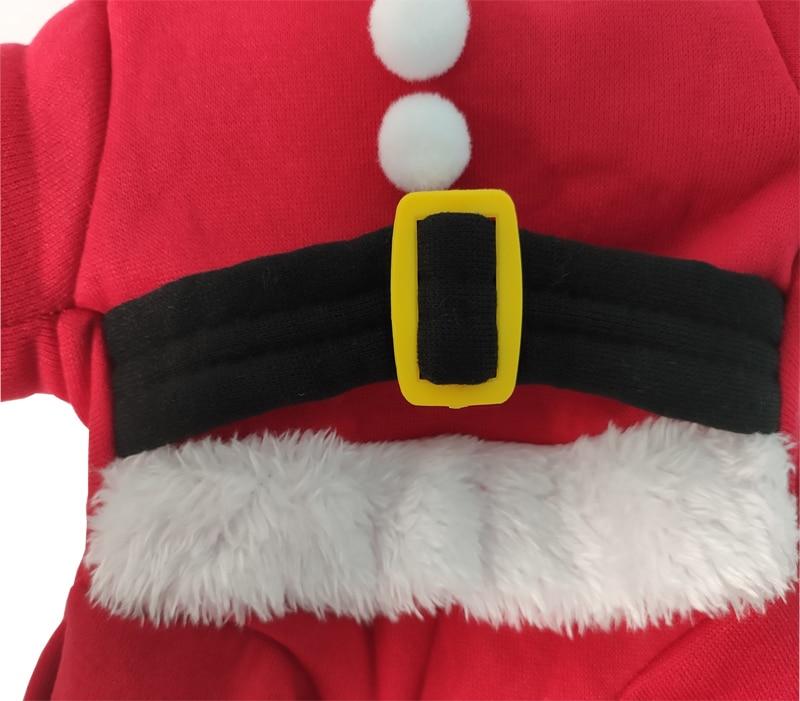 New Fashion Xmas Clothing for Pet Clothes Funny Coat for Dog Christmas Clothes Chihuahua Santa Claus Standing Costume for Cat | Fugo Best