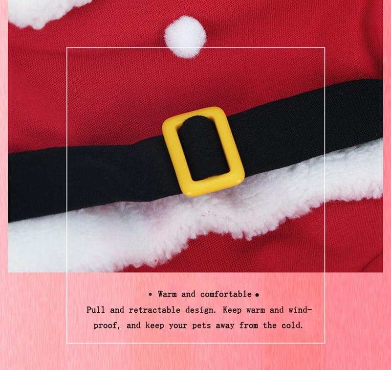 New Fashion Xmas Clothing for Pet Clothes Funny Coat for Dog Christmas Clothes Chihuahua Santa Claus Standing Costume for Cat | Fugo Best