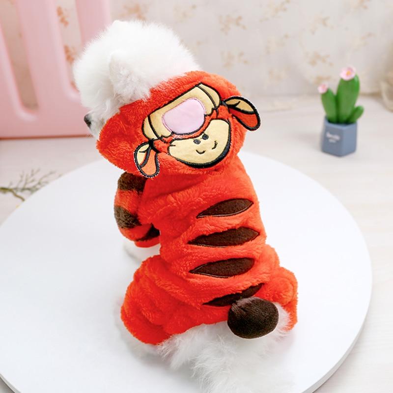 Petcircle New Hot Sale Pet Dog Clothes Tiger Dog Winter Coats Warm Dog Hoodies For Chihuahua Small And Large Dog Costumes | Fugo Best