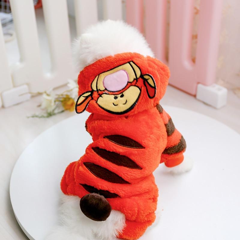Petcircle New Hot Sale Pet Dog Clothes Tiger Dog Winter Coats Warm Dog Hoodies For Chihuahua Small And Large Dog Costumes | Fugo Best