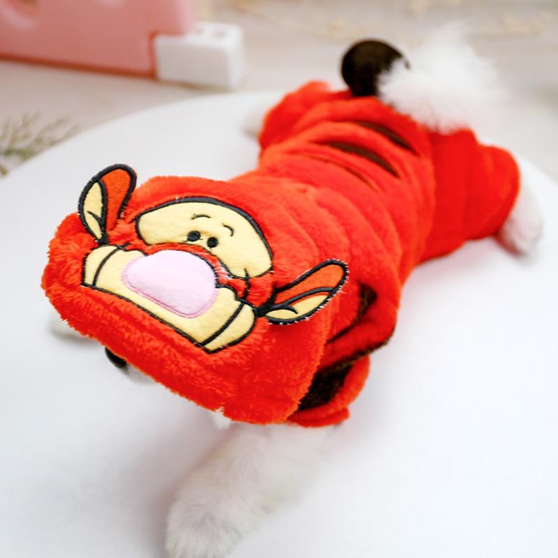 Petcircle New Hot Sale Pet Dog Clothes Tiger Dog Winter Coats Warm Dog Hoodies For Chihuahua Small And Large Dog Costumes | Fugo Best