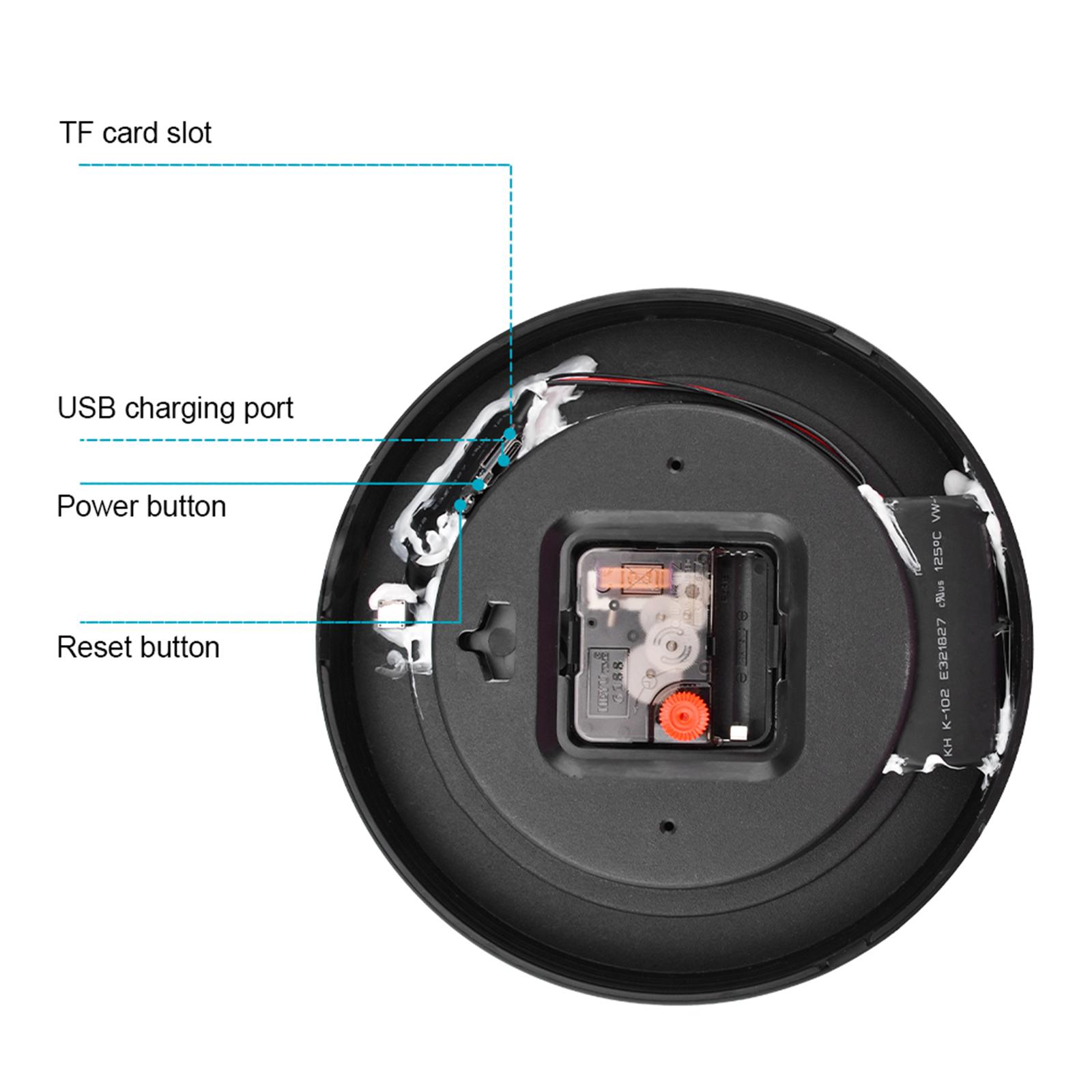 Wifi Wireless Wall Clock Camera 1080P Full HD Mini Camcorder Home Security Night Vision Support Mobile Phone Remote Viewing | Fugo Best