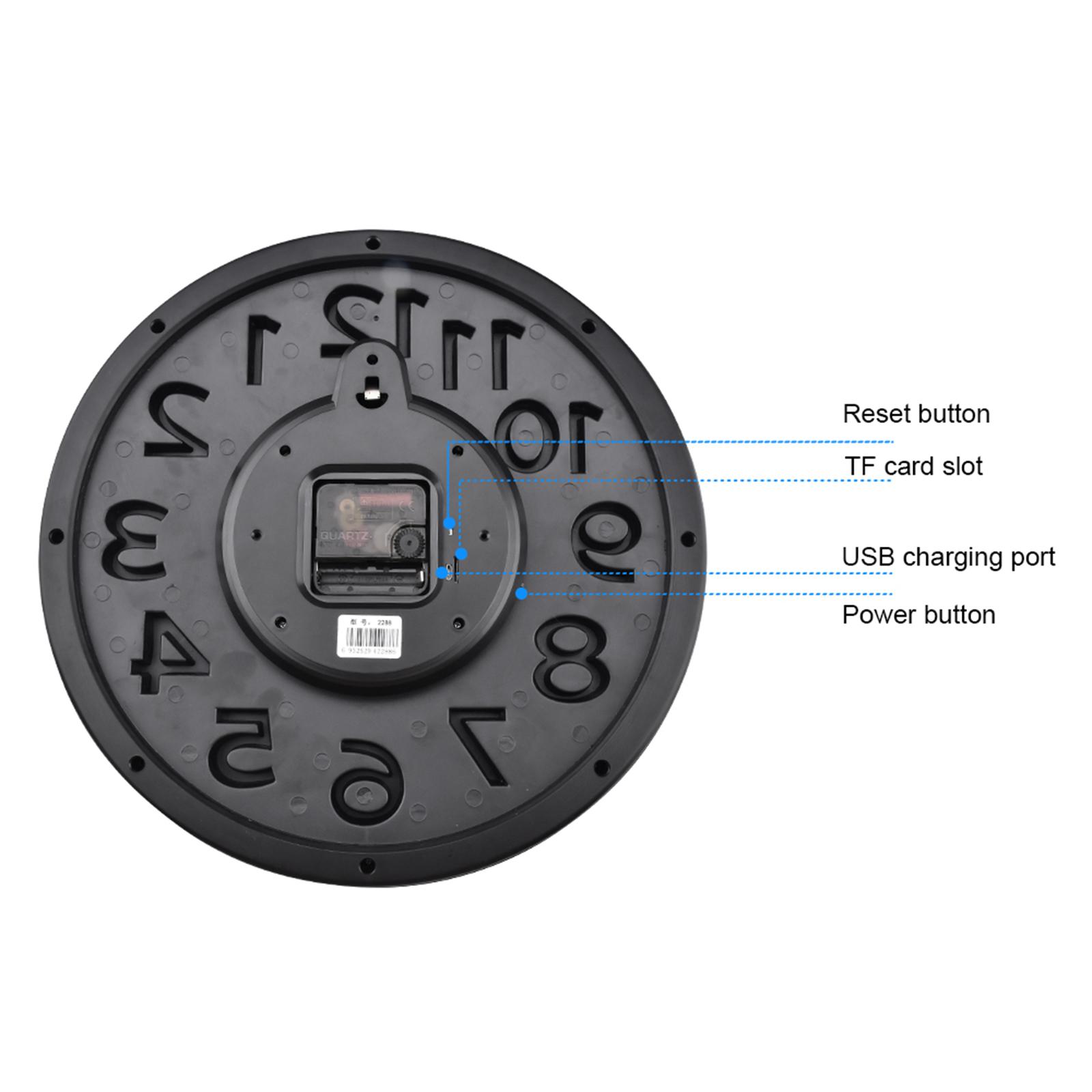 Wifi Wireless Wall Clock Camera 1080P Full HD Mini Camcorder Home Security Night Vision Support Mobile Phone Remote Viewing | Fugo Best
