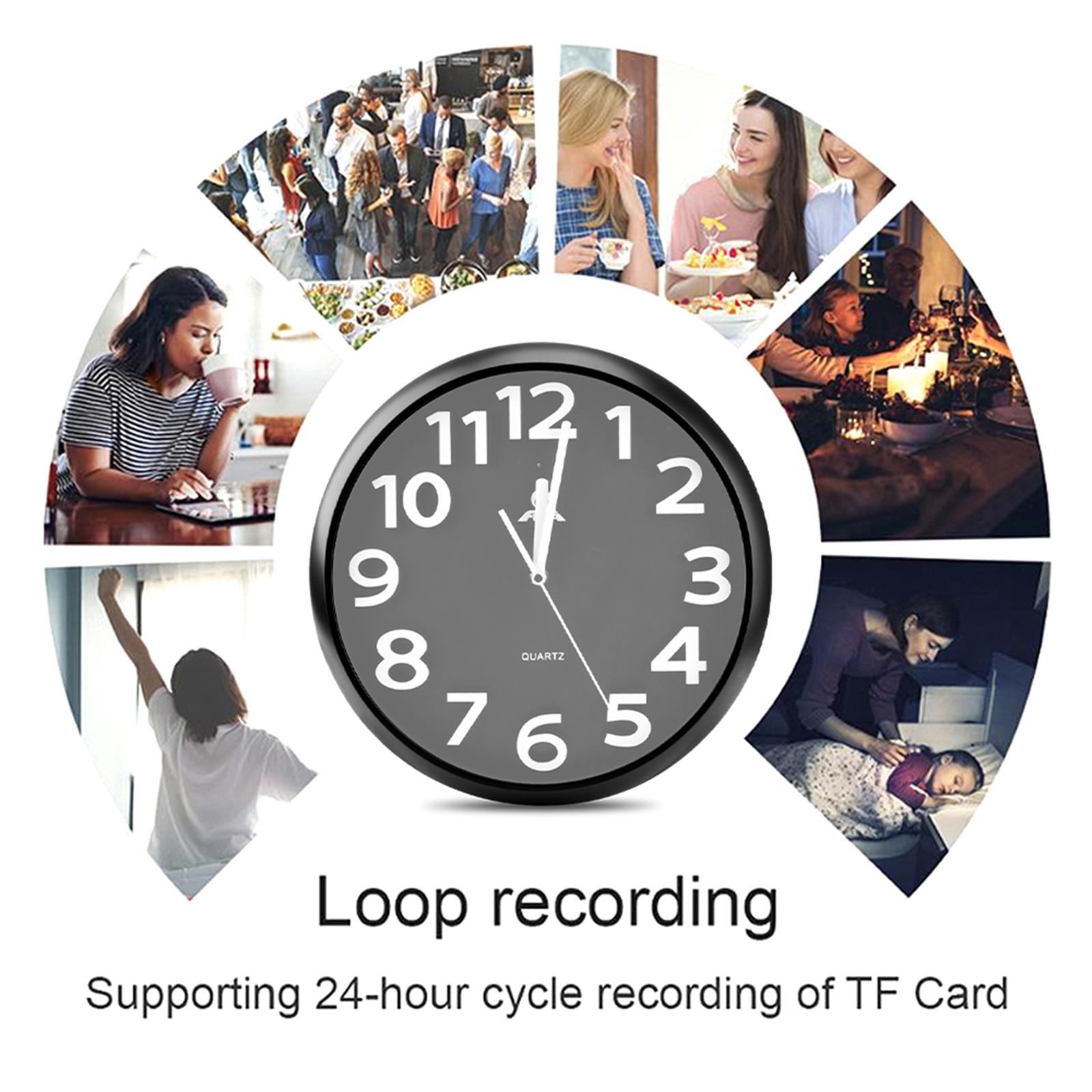 Wifi Wireless Wall Clock Camera 1080P Full HD Mini Camcorder Home Security Night Vision Support Mobile Phone Remote Viewing | Fugo Best