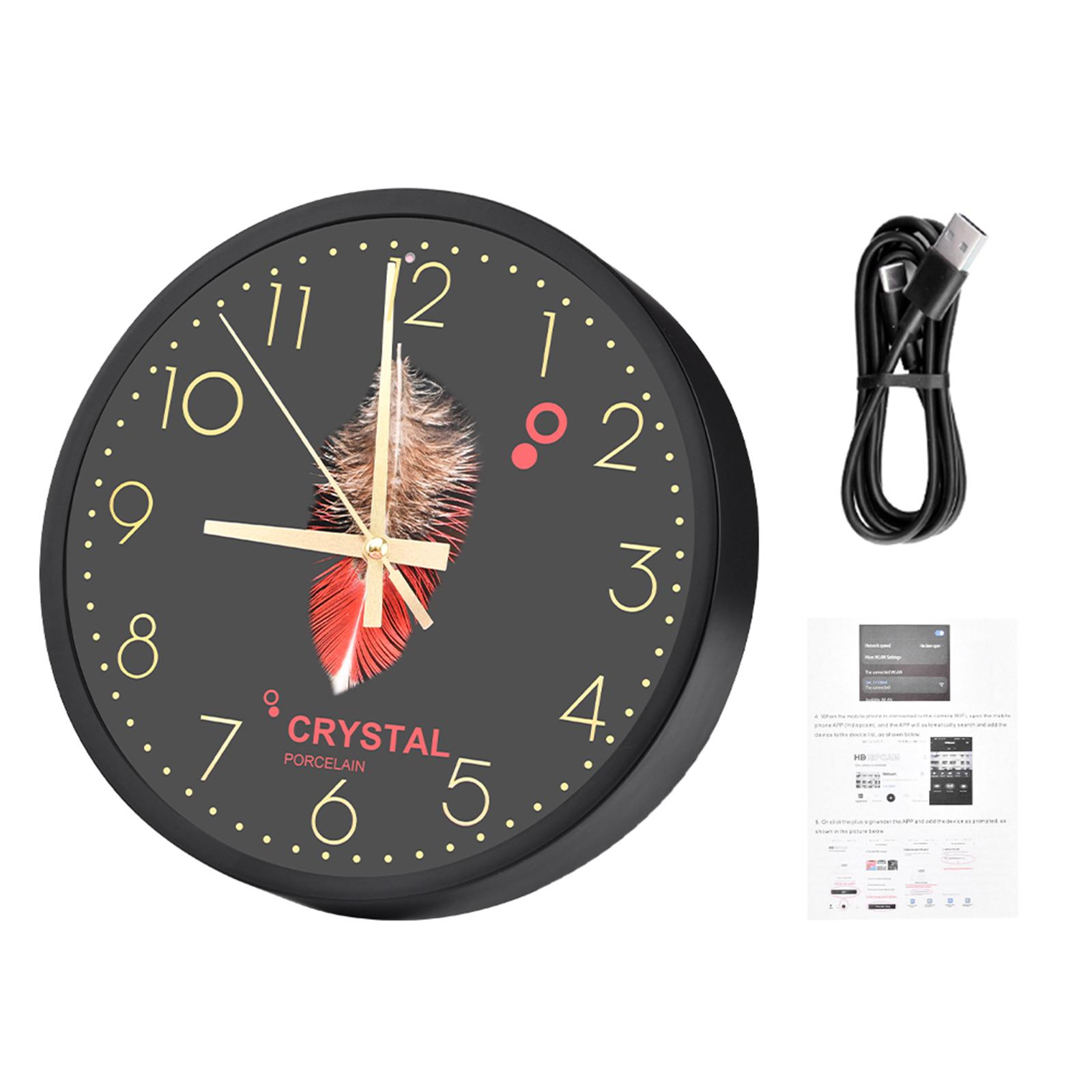 Wifi Wireless Wall Clock Camera 1080P Full HD Mini Camcorder Home Security Night Vision Support Mobile Phone Remote Viewing | Fugo Best