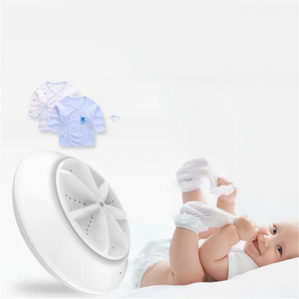 Portable Mini Washing Machine Small Dishwasher Portable Turbo Personal Rotating Washer Convenient Air Bubble Quick Wash Clothes | Fugo Best