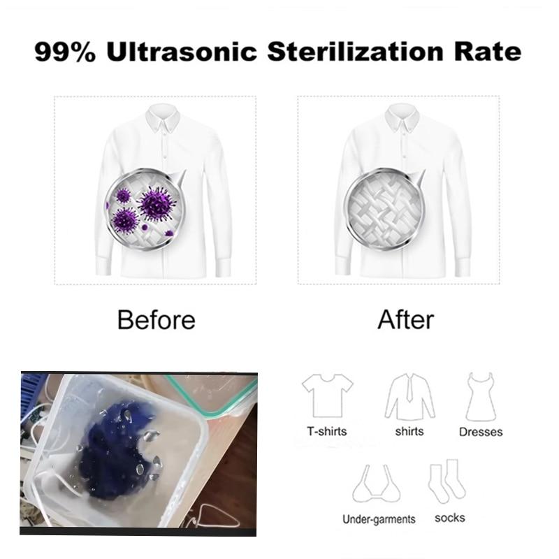 Portable Mini Washing Machine Small Dishwasher Portable Turbo Personal Rotating Washer Convenient Air Bubble Quick Wash Clothes | Fugo Best