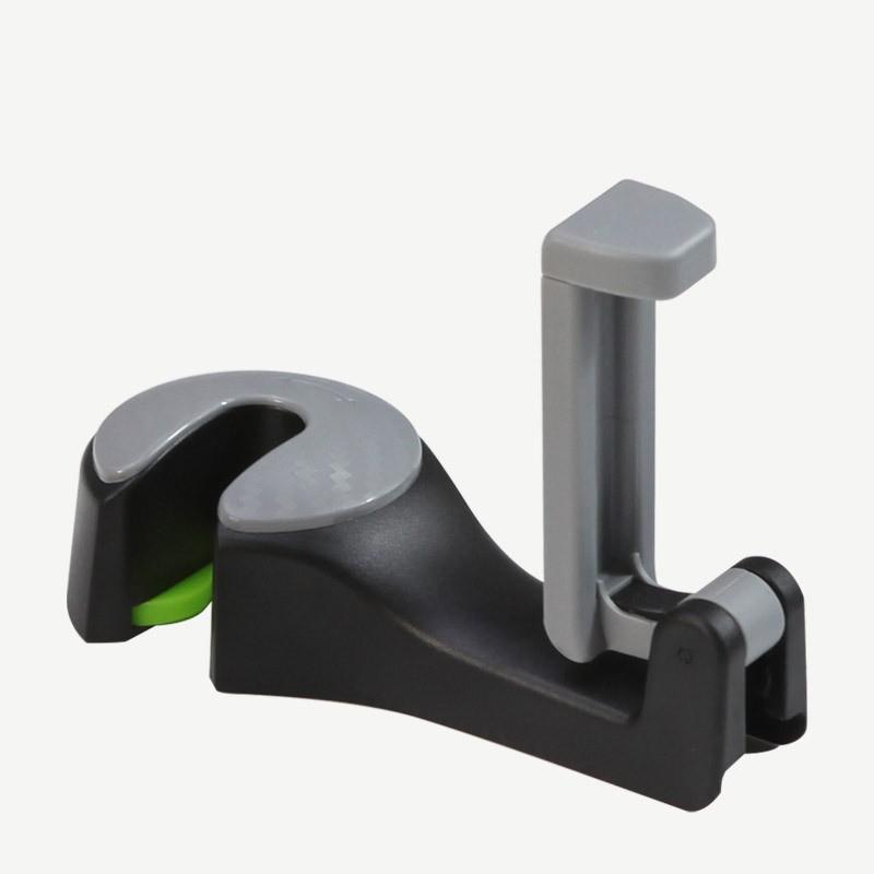 2 in 1 Car Headrest Hook with Phone Holder Seat Back Hanger for Bag Handbag Purse Grocery Cloth Portable Multifunction Clips | Fugo Best