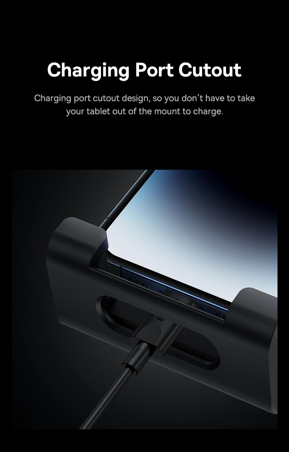 Baseus Phone Holder Tablet Holder in Car Foldable Car Rear Pillow Stand Seat Rear Headrest Mounting Bracket for iPhone iPad | Fugo Best