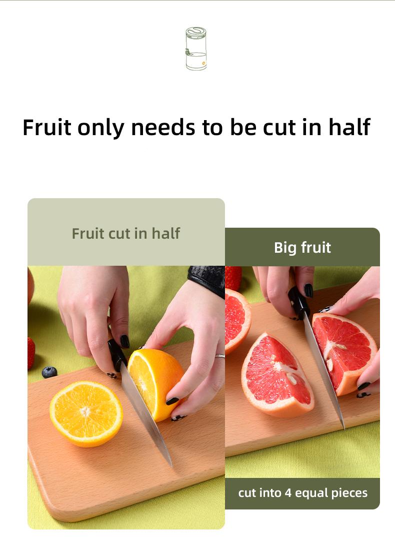 Portable USB Orange Juicer Rechargeable Multifunctional Household Juice Machine Mini Juicer Cup Electric Juicer 45W Wireless | Fugo Best