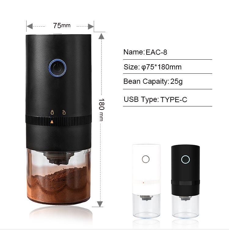 Coffee Grinder TYPE-C USB Charge Professional Ceramic Grinding Core Coffee Beans Mill Grinder New Upgrade Portable Electric | Fugo Best