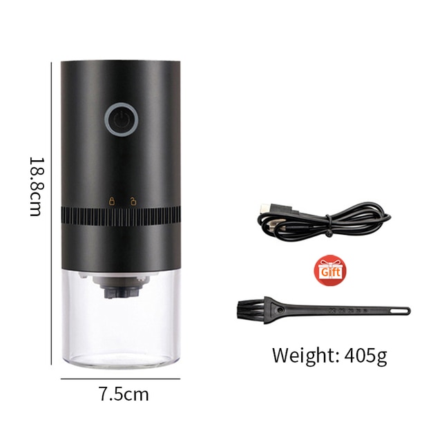 Coffee Grinder TYPE-C USB Charge Professional Ceramic Grinding Core Coffee Beans Mill Grinder New Upgrade Portable Electric | Fugo Best
