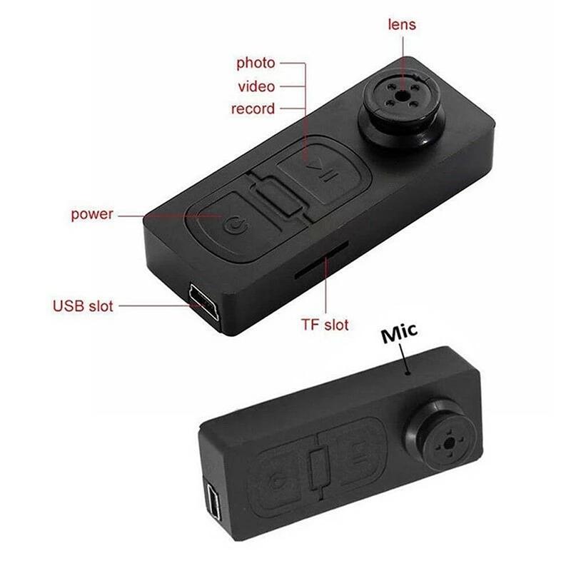 T-Shirt Button Mini Camera 3 In 1 Take Photos Video Audio Recorder Loop Recording Outdoors Micro Camcorders Safety Monitor Cam | Fugo Best