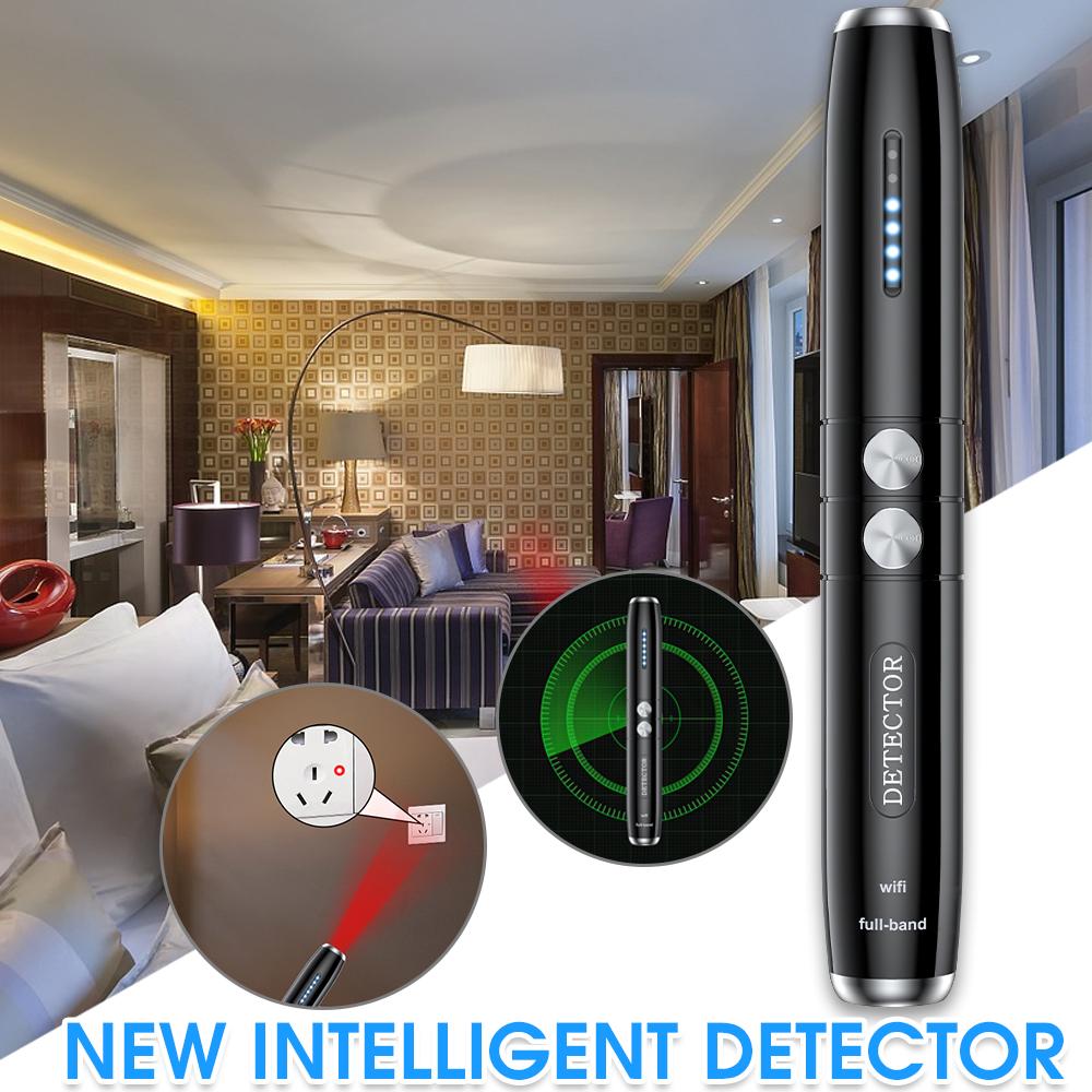 Wireless RF Signal Detector Anti-spy Camera GSM Finder Wiretapping Scanner Anti Candid Camera Detector Hidden Cam Buster | Fugo Best