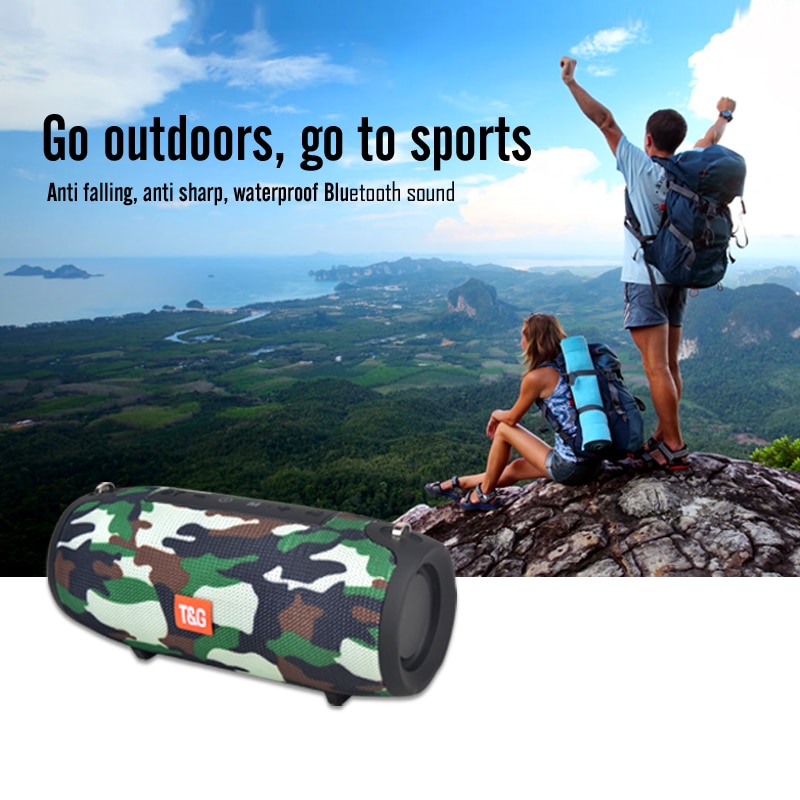 TG118 High Power 40W Bluetooth Speaker Waterproof Portable Column For PC Computer Speakers Subwoofer Boom box Music Center Radio | Fugo Best