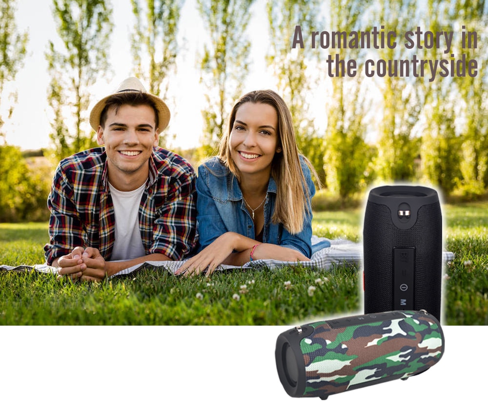 TG118 High Power 40W Bluetooth Speaker Waterproof Portable Column For PC Computer Speakers Subwoofer Boom box Music Center Radio | Fugo Best