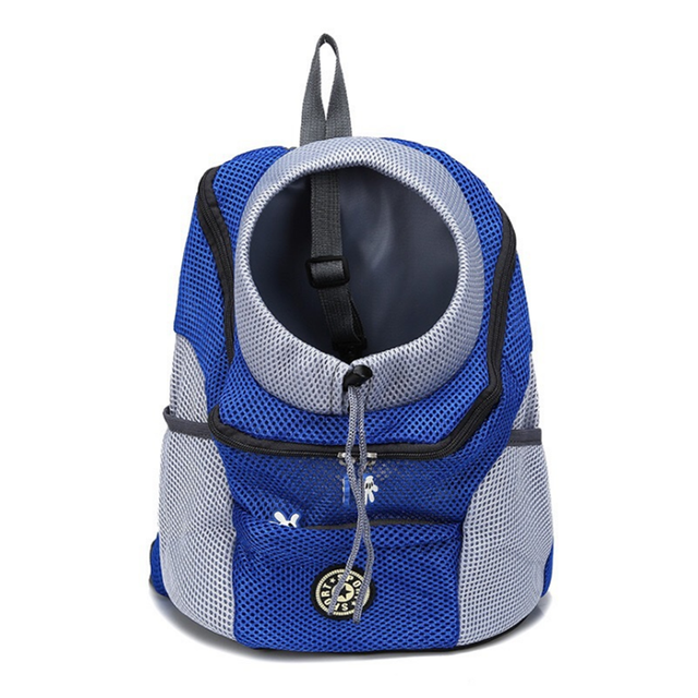 New Double Shoulder Portable Travel Backpack Outdoor Pet Dog Carrier Bag Pet Dog Front Bag Breathable Mesh Cat Shoulders Bag | Fugo Best