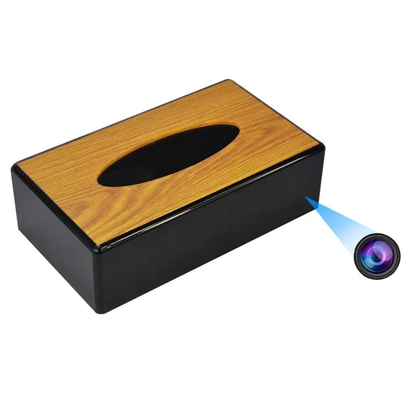 1080P HD Acrylic Desk Tissue Box Mini Camera Home Video Security Surveillance Camera Video Recorders Wifi Remote Monitoring | Fugo Best