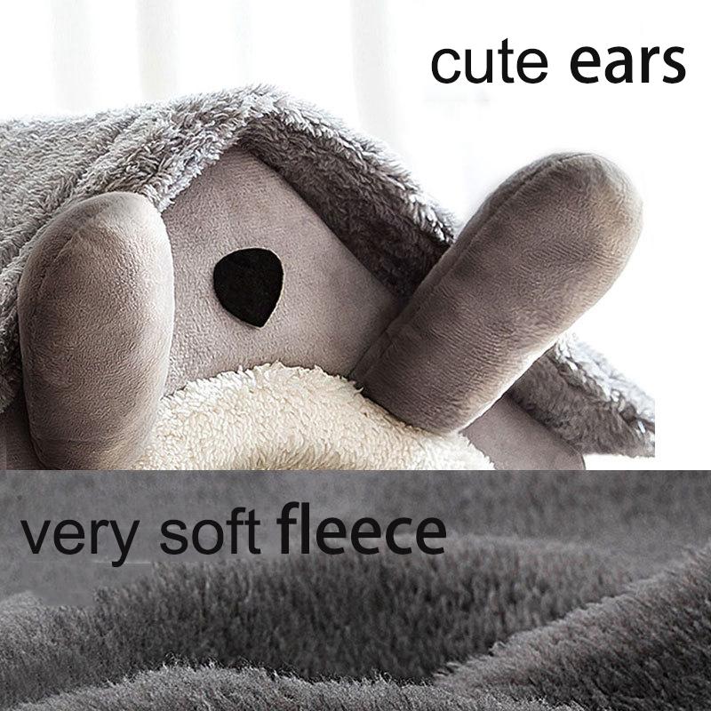 Luxury Cozy Dog Puppy House Fleece Heating Calming Pet Cat Bed with Mattress Fluffy Pet Sofa Mat Dog Cushion Poodle Well Made XL | Fugo Best
