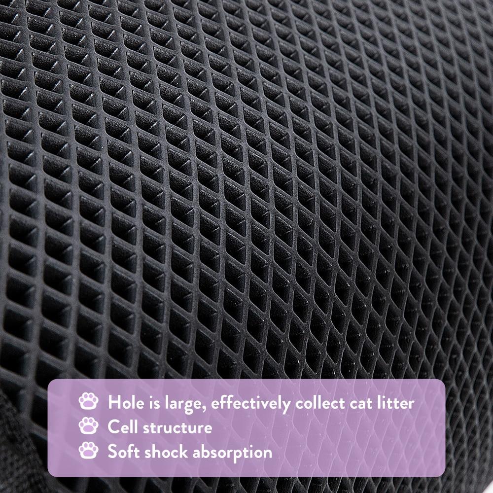 Cat Litter Mat EVA Double-Layer Cat mat Litter Trapper Mats with Waterproof Bottom Layer non-slip pet litter Cat Bed mat | Fugo Best