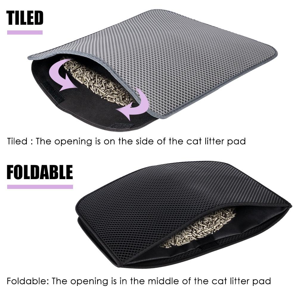 Cat Litter Mat EVA Double-Layer Cat mat Litter Trapper Mats with Waterproof Bottom Layer non-slip pet litter Cat Bed mat | Fugo Best