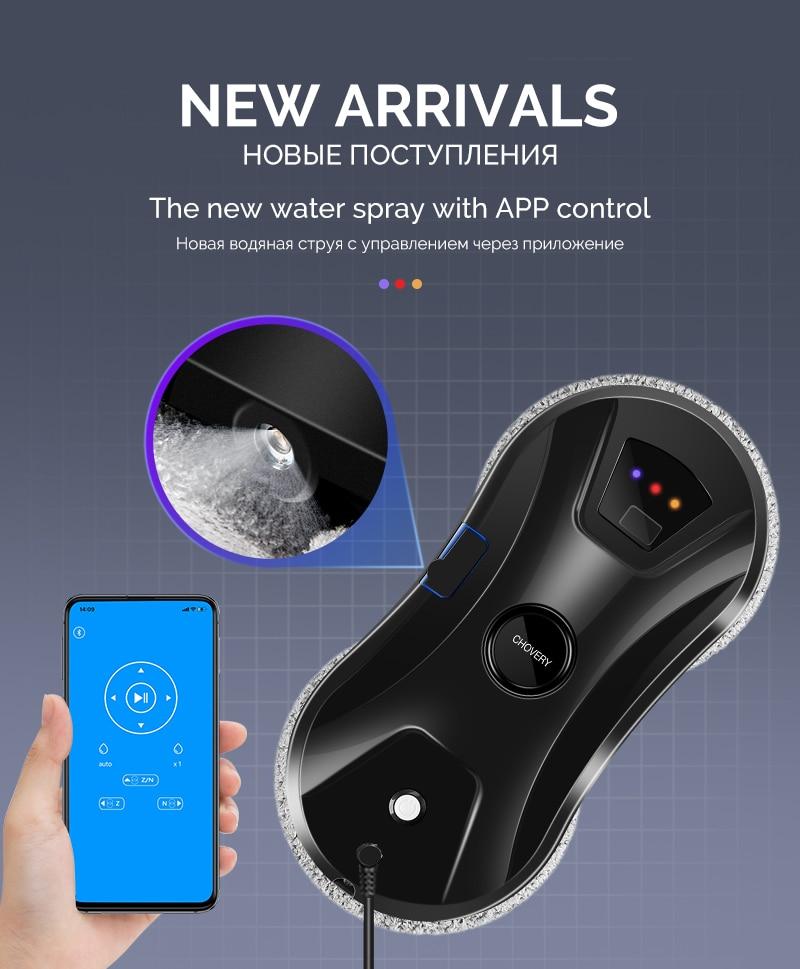 CHOVERY Robot vacuum cleaner window cleaning robot window cleaner electric glass limpiacristales remote control | Fugo Best
