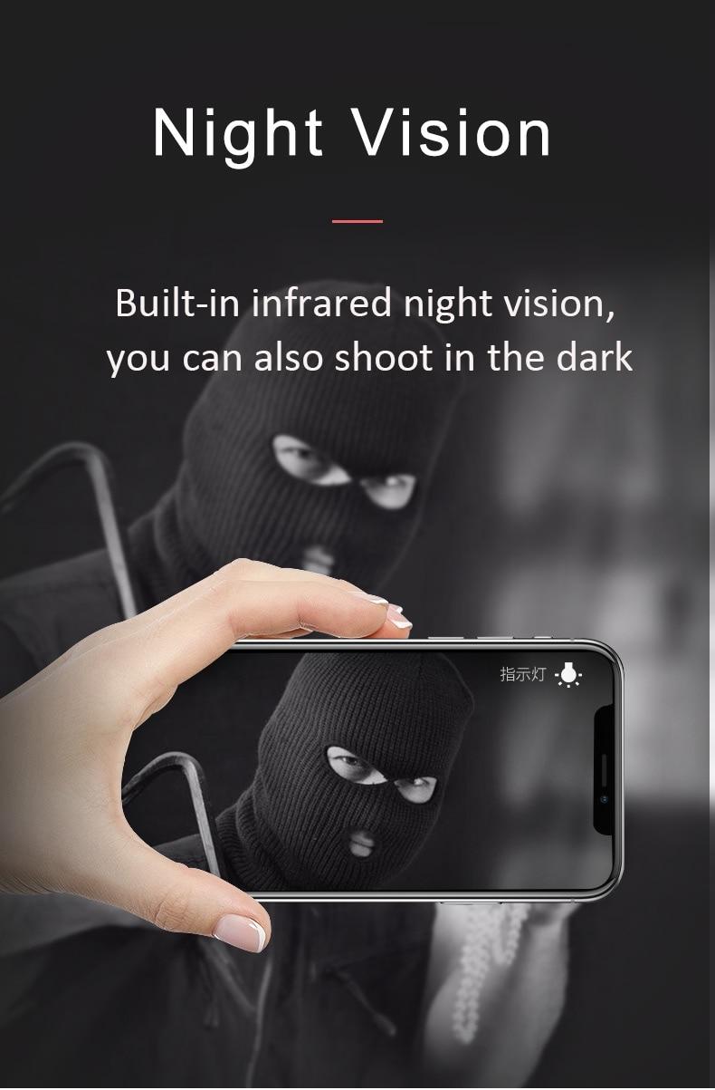 Mini WiFi Camera HD 1080P with Night Vision and Motion Detection,Nanny Surveillance Cam with Phone App Home Office Security | Fugo Best