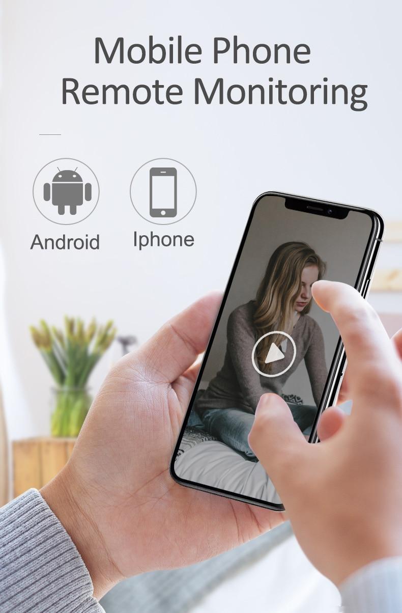 Mini WiFi Camera HD 1080P with Night Vision and Motion Detection,Nanny Surveillance Cam with Phone App Home Office Security | Fugo Best