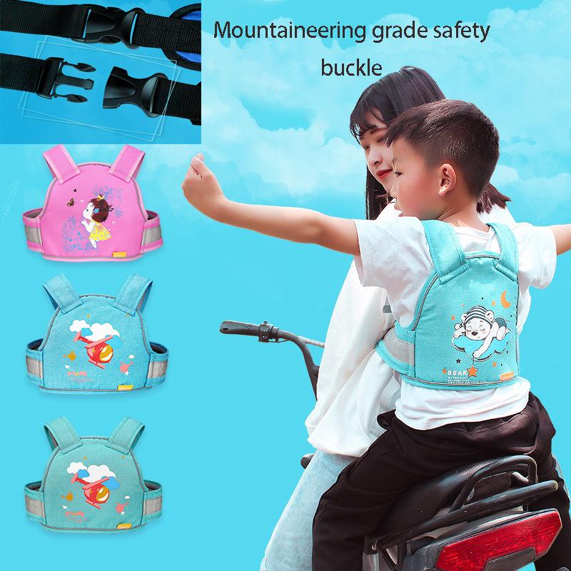 Baby Kids Safety Motorcycle Belt Child Seat Belt Riding Harness Motor Cycle Baby Straps Anti-fall Loss Protection Belt | Fugo Best