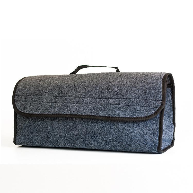 Large Anti Slip Compartment Boot Storage Organizer Tool Car Storage Bag Car Trunk Organizer Soft Felt Storage Box Accessories | Fugo Best