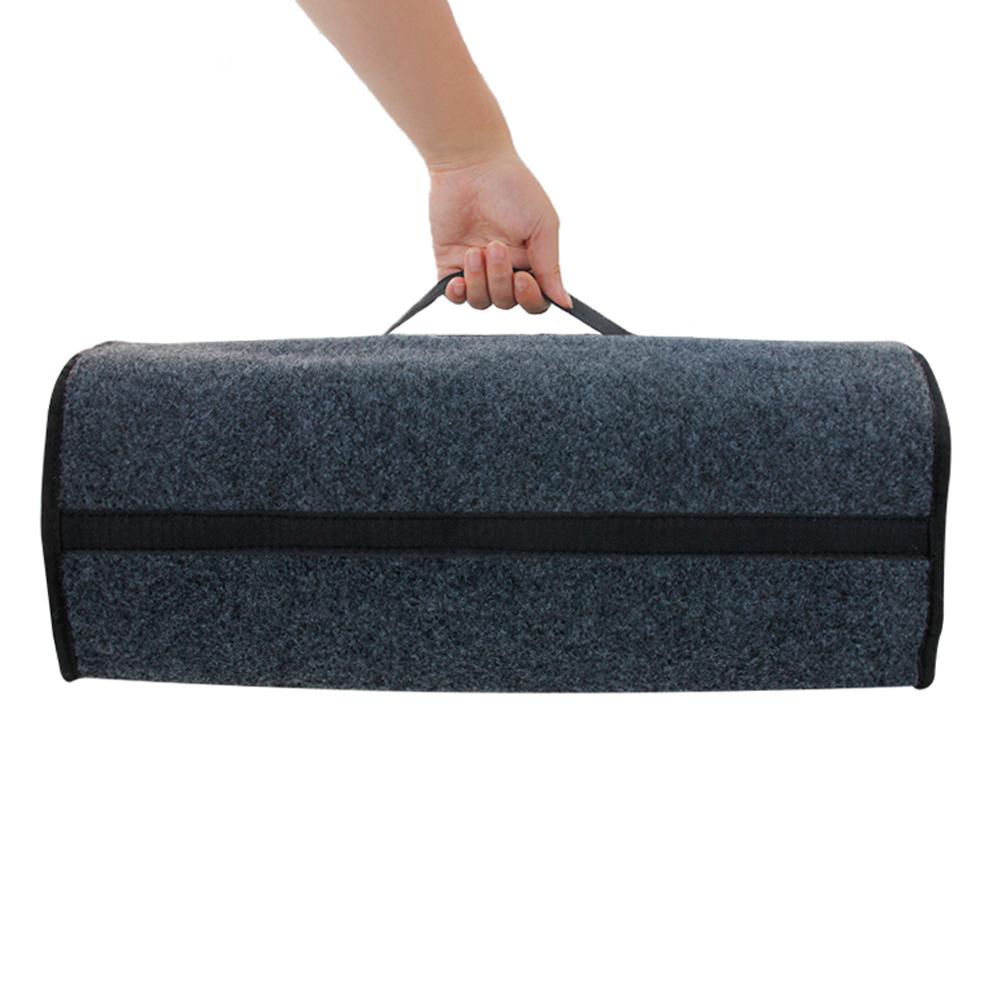 Large Anti Slip Compartment Boot Storage Organizer Tool Car Storage Bag Car Trunk Organizer Soft Felt Storage Box Accessories | Fugo Best