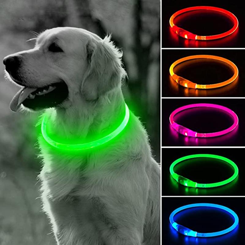 Led Dog Collar Luminous Usb Cat Dog Collar 3 Modes Led Light Glowing Loss Prevention LED Collar For Dogs Pet Dog Accessories | Fugo Best