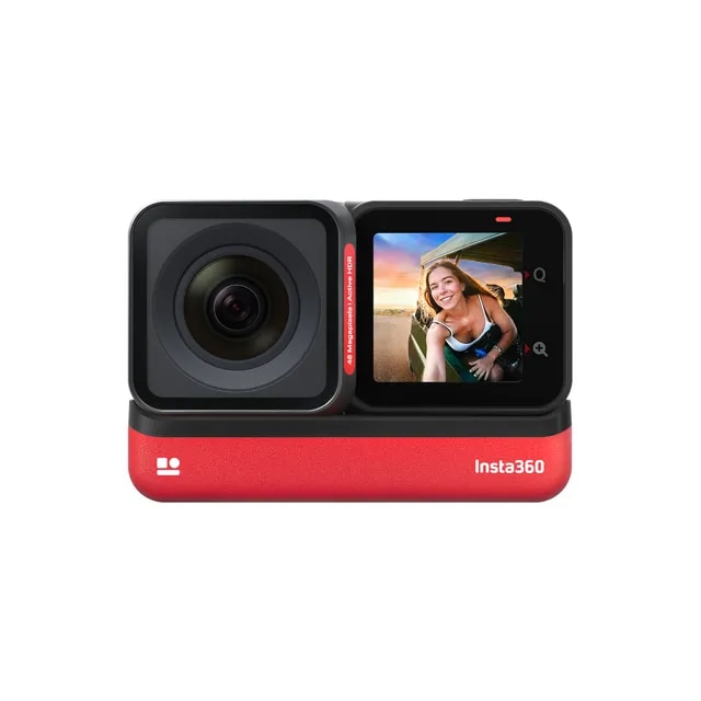 Insta360 ONE RS Waterproof 4K 60fps Action Camera & 5.7K 360 Camera with Interchangeable Lenses, Twin/ 4K Edition | Fugo Best