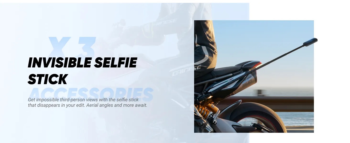 Insta360 X3 and X2 Motor Club - Motorcycle Kit and Accessories of X3/ONE X2/ONE RS Twin | Fugo Best