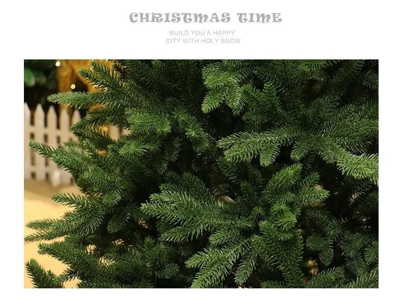 PE Christmas Tree 240cm Artificial Large Arranged Encryption Green Christmas Tree for Christmas Hotel Home Indoor Outdoor Decor | Fugo Best
