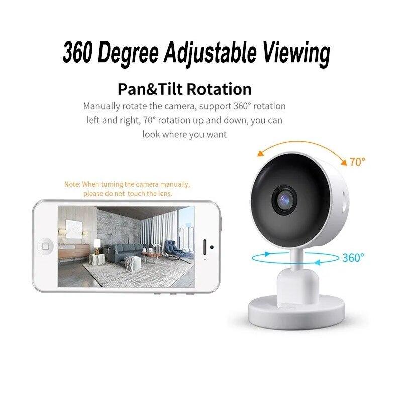 DBIT Baby Monitor Tuya Smart Wifi Video Surveillance Cameras Newborn Baby Security Protection Two Way Audio Night Vision | Fugo Best