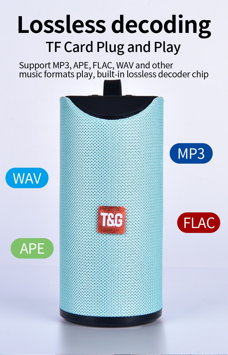 TG113 Portable Bluetooth Speaker Fm Radio Wireless Sound Box Mini Boombox Subwoofer Tv Tf Aux Usb Speakers For Computer | Fugo Best