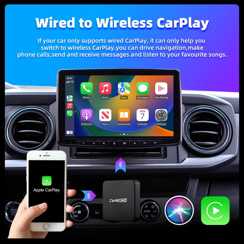 CarAIBOX 2in1 Wireless CarPlay Dongle Wireless Android Auto Box For Car Radio with Wired CarPlay | Fugo Best