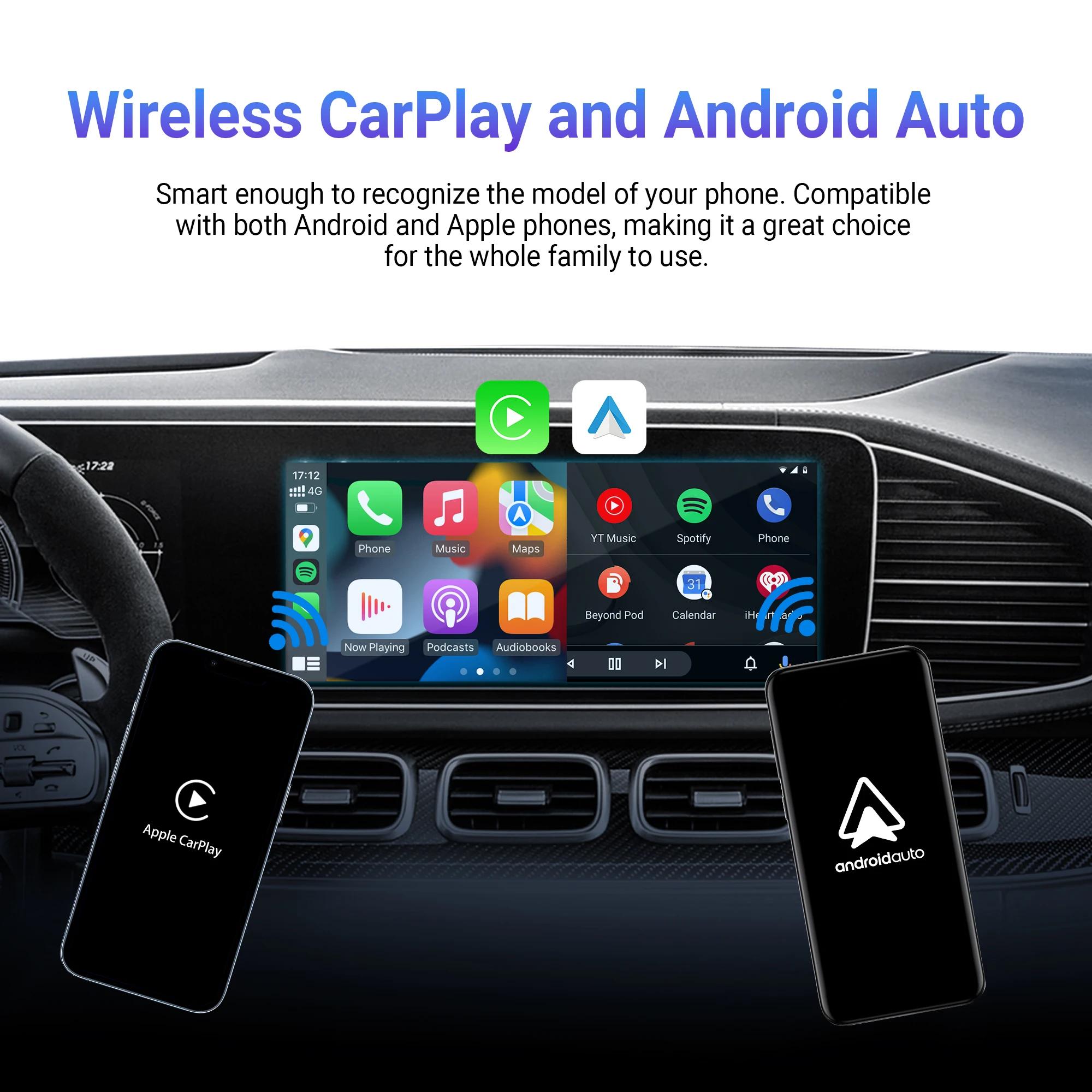 OTTOCAST Play2Video Pro Wireless CarPlay Wireless Android Auto Adapter for Youtube Netflix IPTV Car Accessories for Kia Toyota | Fugo Best