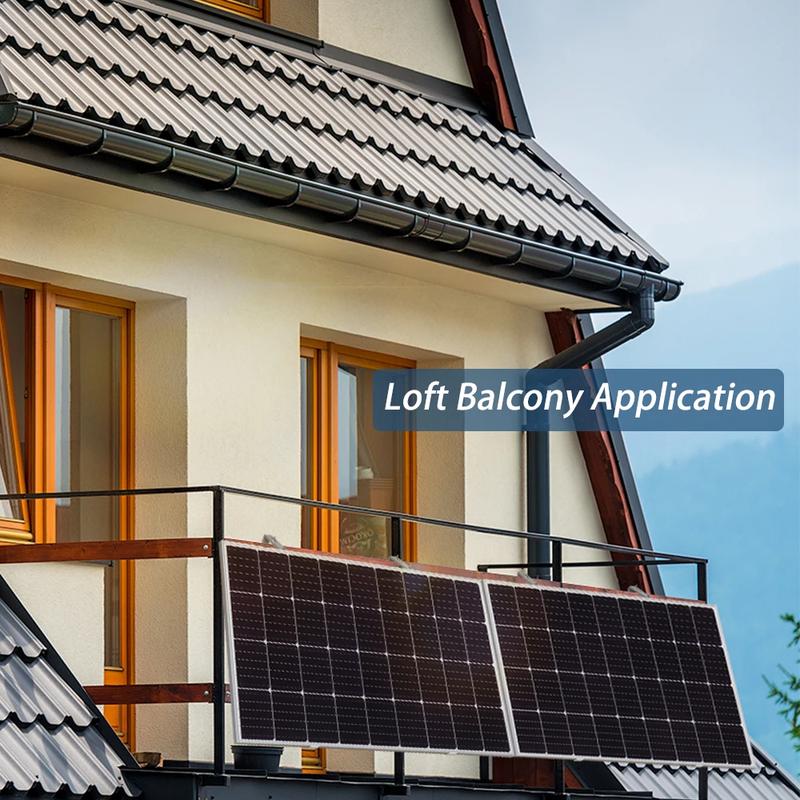 400W Waterproof Solar Panel, 600W Inverter, Balcony Power Station, Complete System, Plug and Play, Special for balcony Home Grid | Fugo Best