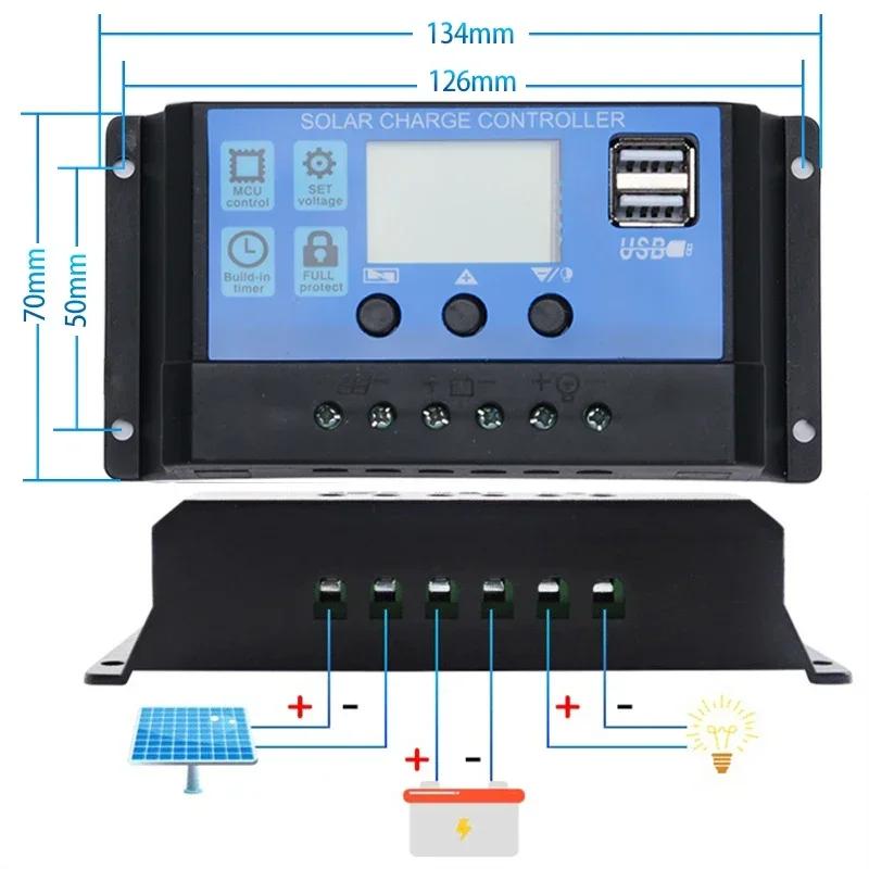 20W/H Solar Panel Kit Complete12V Polycrystalline Power Portable Outdoor Rechargeable Solar Cell Solar Generator for Home | Fugo Best